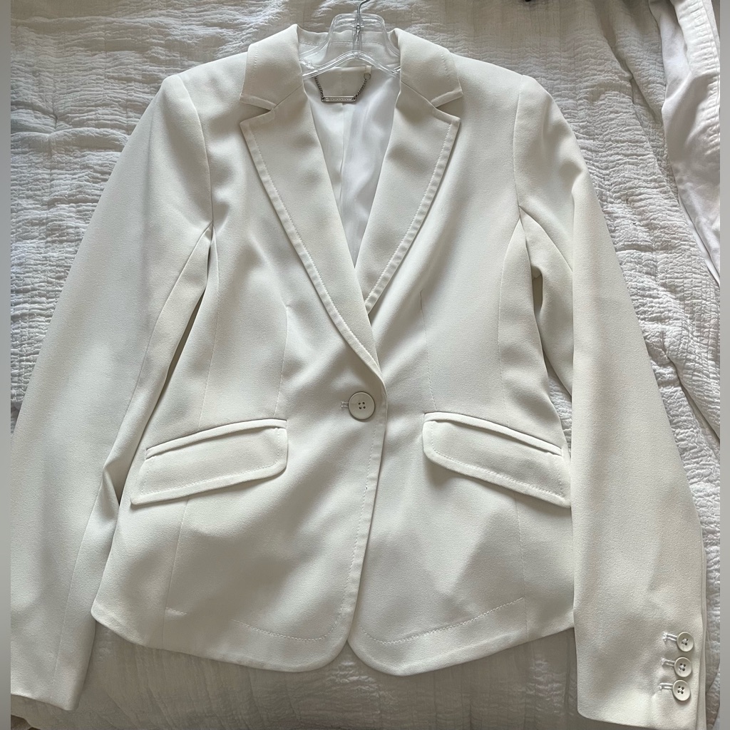 Tina Turk White Blazer